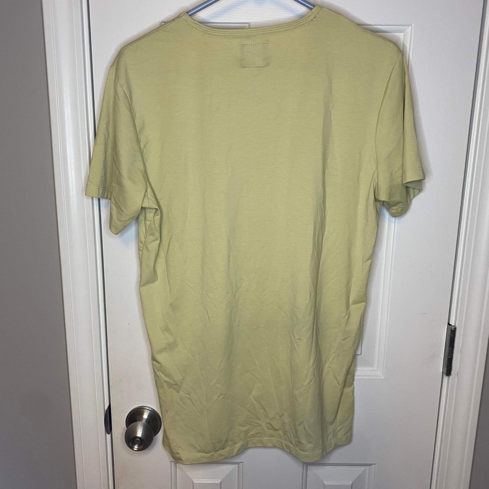 Cuts Split Hem Crew (Tan) - image 2